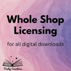 Entire Shop Commercial License for Digital Downloads